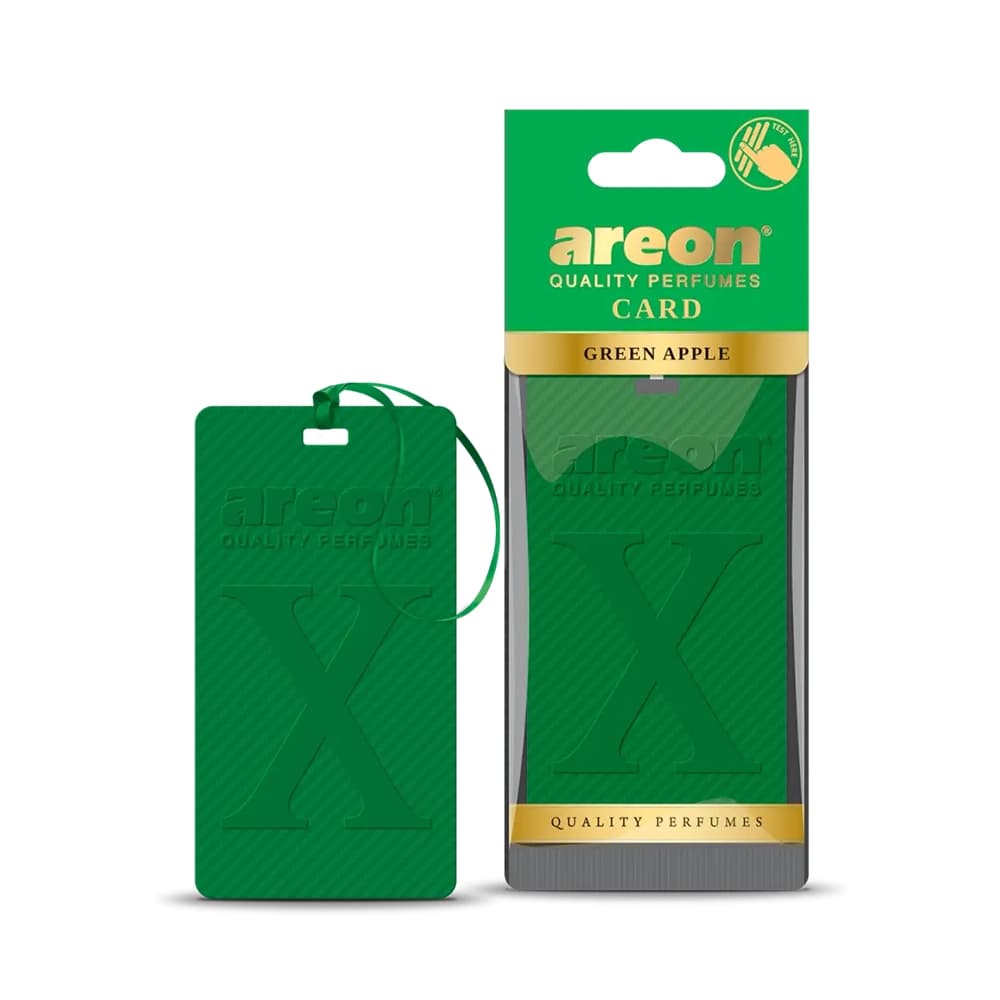 خوشبو کننده خودرو آرئون مدل سیلیکونی X Card سیب – Green Apple