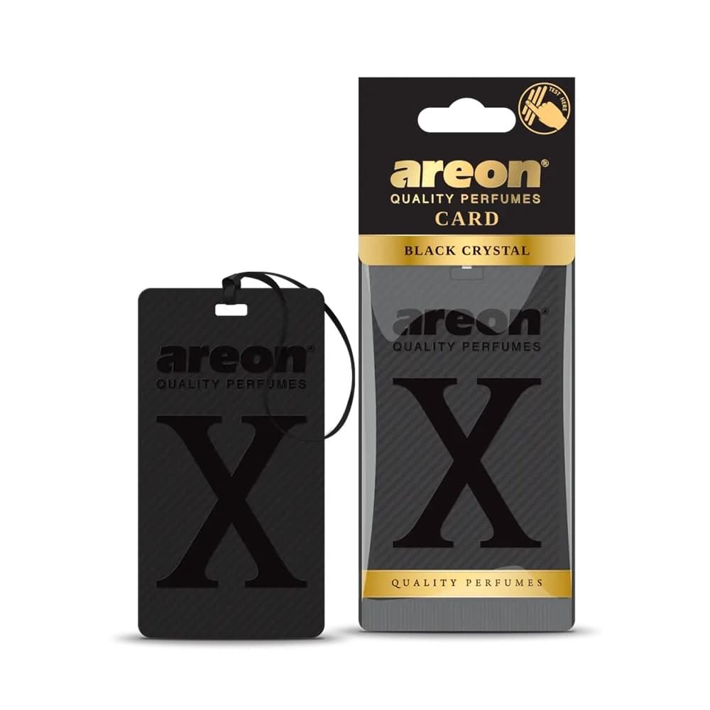خوشبو کننده خودرو آرئون مدل سیلیکونی X Card بلک کریستال – Black Crystal