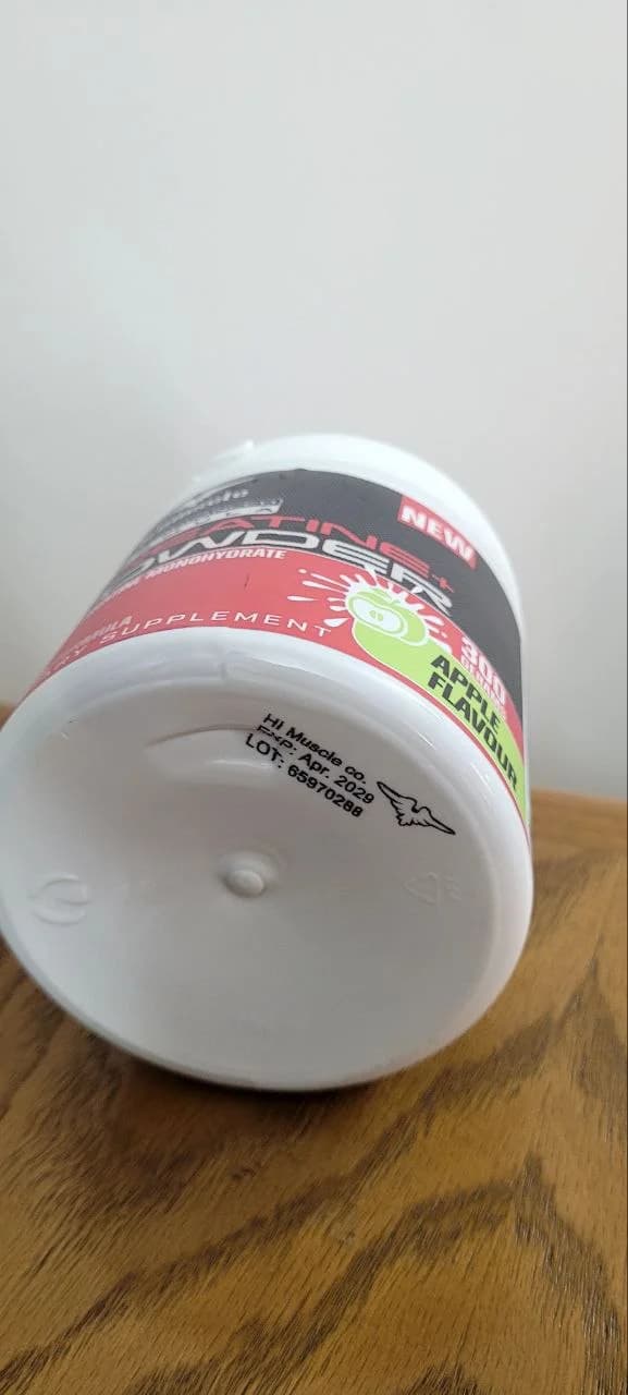 کراتین مونوهیدرات، های‌مسل ۳۰۰ گرم طعم لیمو (اصل آلمان) |Hi Muscle Creatine Powder 300g Lemon — تصویر ۲