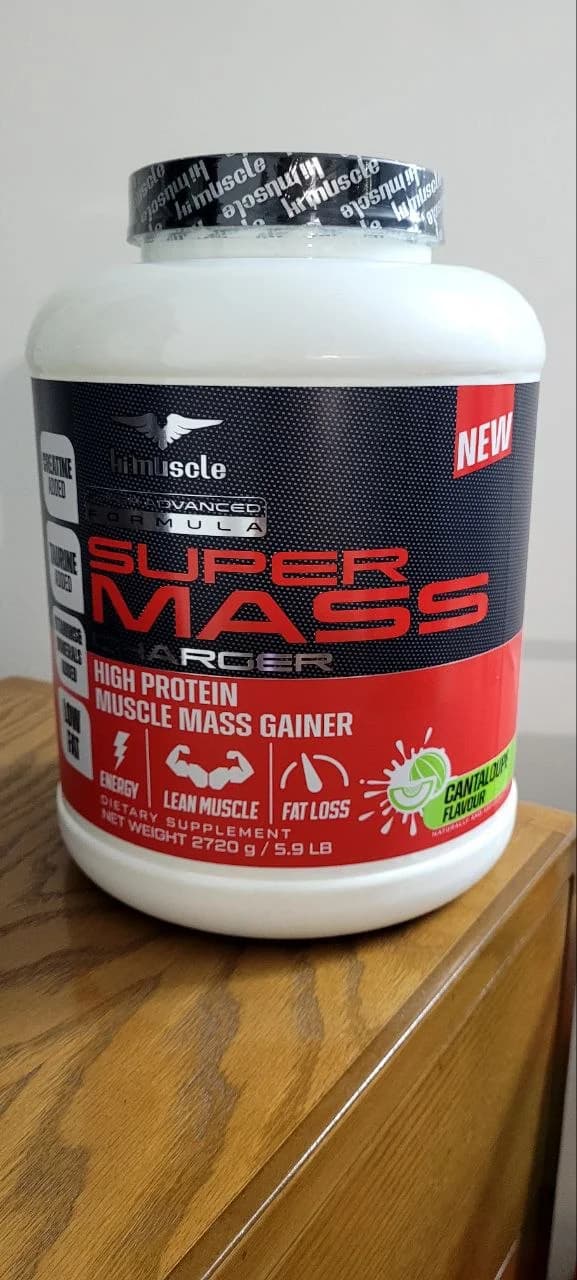 گینر سوپر مس‌، های‌مسل ۲.۷۲ کیلوگرم طعم طالبی (اصل آلمان) | Hi- Muscle Super Mass Gainer 2.72kg Cantaloupe