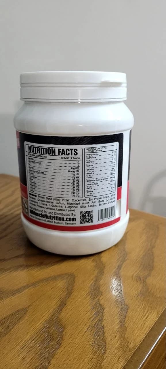 قرص آمینو وی، های‌مسل ۳۶۰ عددی (اصل آلمان) | Hi-Muscle Amino Whey 360 Tablets — تصویر ۲