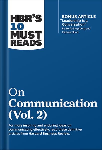 دانلود کتاب HBR’s 10 Must Reads on Communication 2-Volume Collection by Harvard Business Review