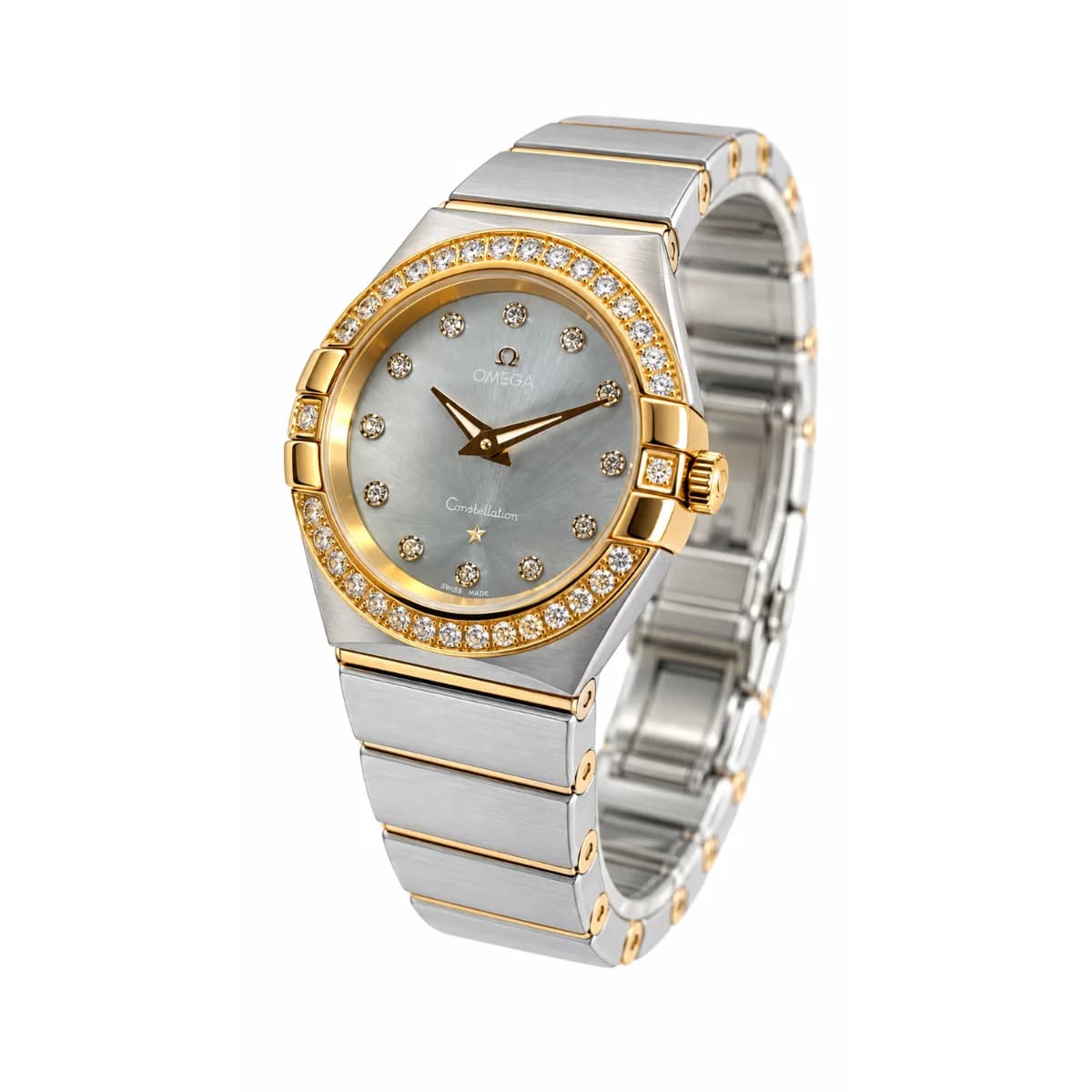 ساعت مچی زنانه امگا Omega Constellation مدل 88988005 دو رنگ — تصویر ۲