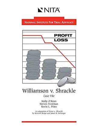 و دانلود نسخه کامل کتاب زبان اصلی Williamson v. Shrackle: Case File (NITA) | دانلود کتاب خارجی