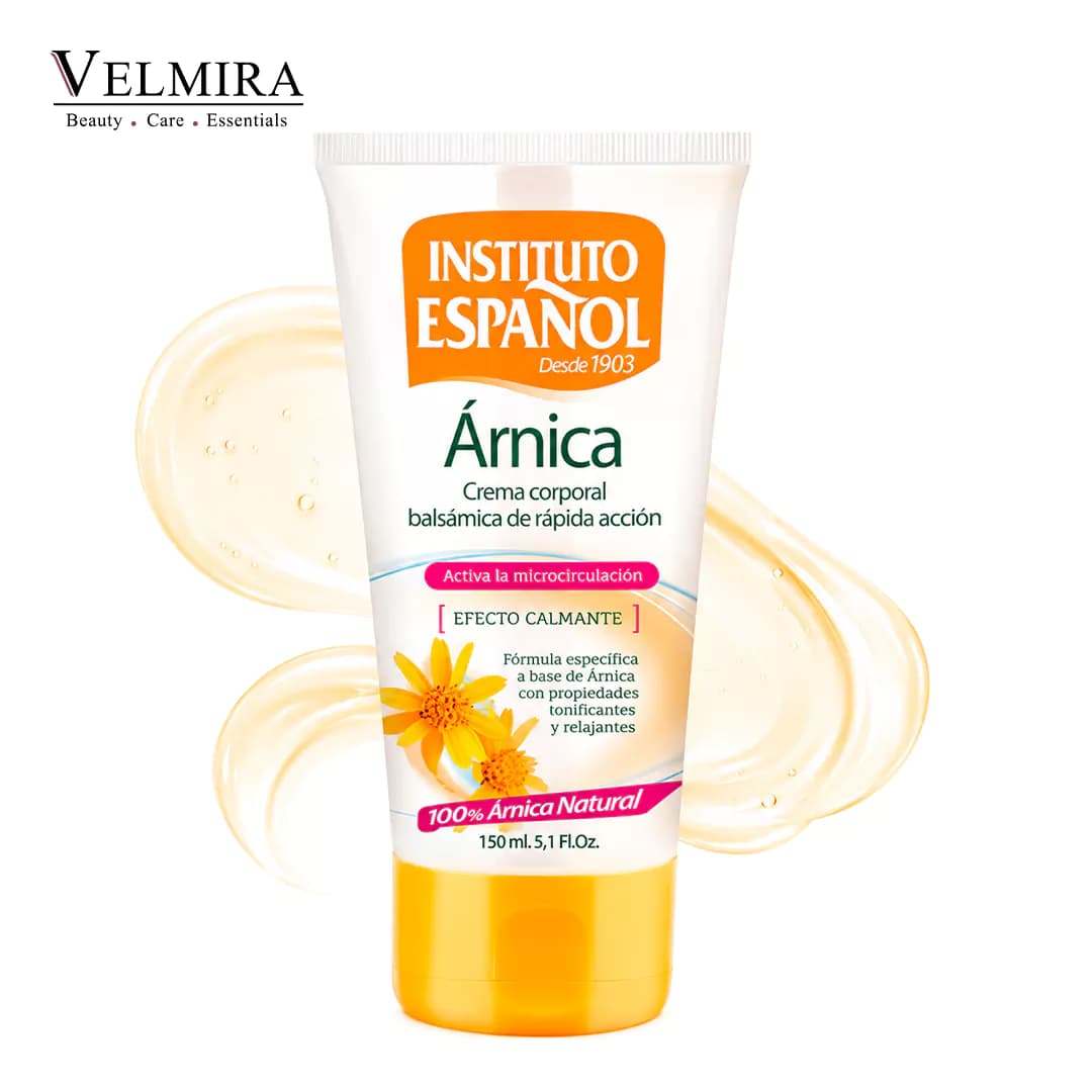 کرم پا و بدن اسپانول حجم ۱۵۰ میلیلیتر مناسب انواع پوست Instituto Español Arnica Foot & Body Cream