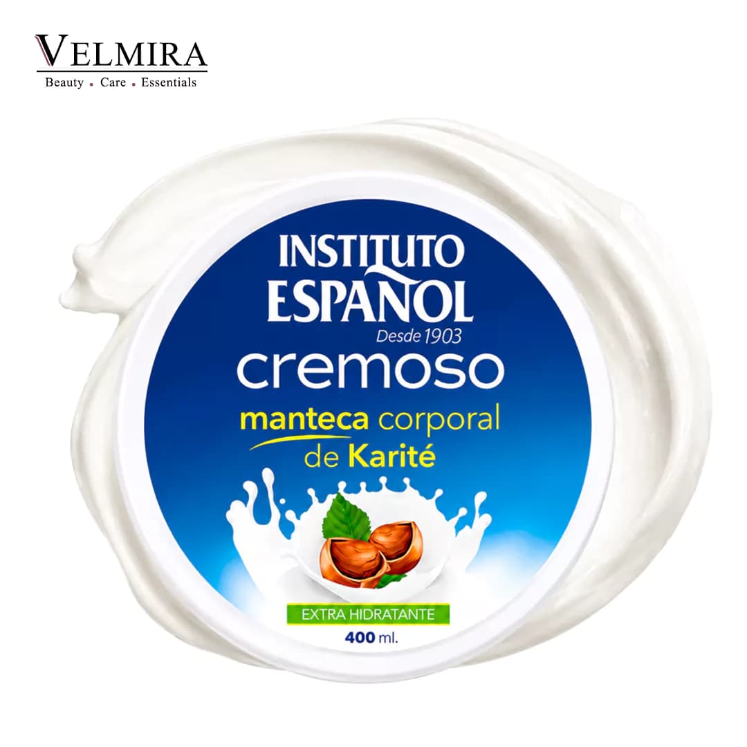 کرم مرطوبکننده و آبرسان انستیتو اسپانول حجم ۴۰۰ میلیلیتر مناسب انواع پوست | Karité Moisturizing Cream