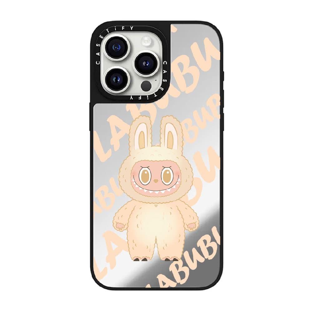 قاب آینه ای چاپی سفارشی (کد 0451) مدل labubu – لبوبو مناسب برای گوشی موبایل اپل آیفون Apple iPhone 7 / 8 / SE 2020 / 7 Plus / 8 Plus / X / XS / XR / XS Max / 11 / 11 Pro / 11 Pro Max / 12 / 12 Mini / — تصویر ۳