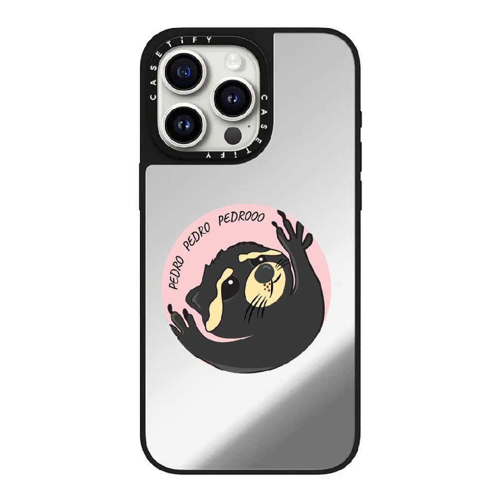 قاب آینه ای چاپی سفارشی (کد 0194) مدل Pedroo مناسب برای گوشی موبایل اپل آیفون Apple iPhone 7 / 8 / SE 2020 / 7 Plus / 8 Plus / X / XS / XR / XS Max / 11 / 11 Pro / 11 Pro Max / 12 / 12 Mini / 12 Pro /