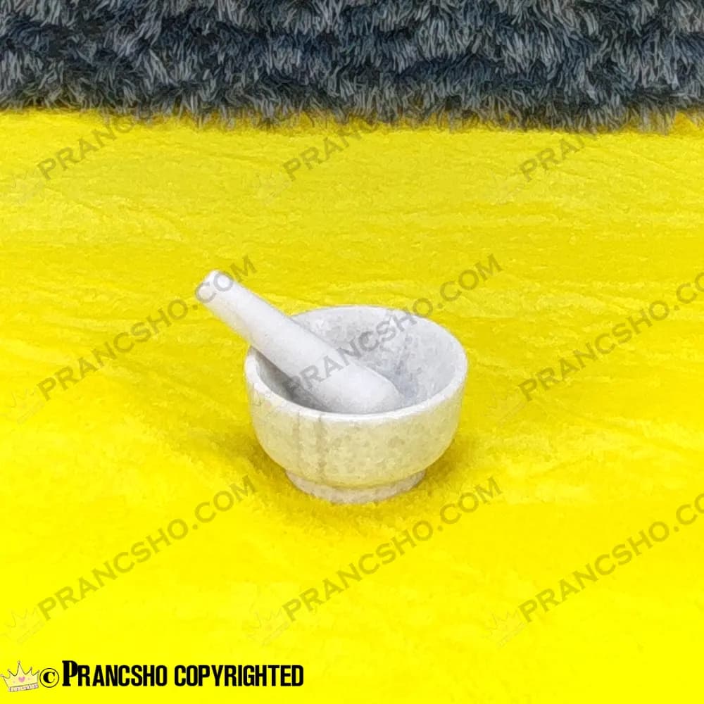 هاون (زعفران ساب) سنگ سفید ازنا کوچک — تصویر ۲