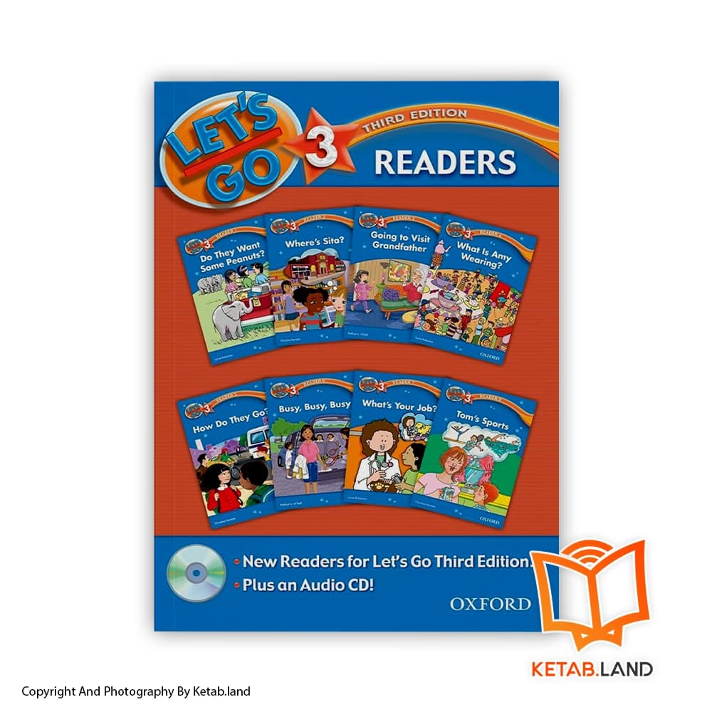 پک 8 جلدی کتاب 3 Let’s Go Readers