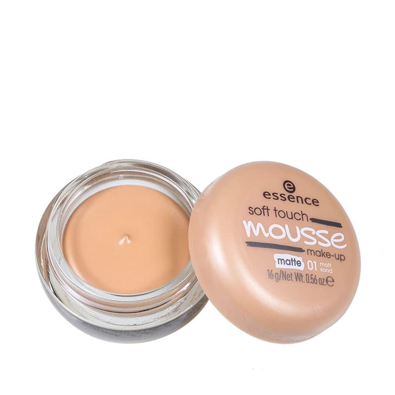 موس مات کننده اسنس مدل سافت تاچ شماره 01 Essence Soft Touch Mousse Matt Sand