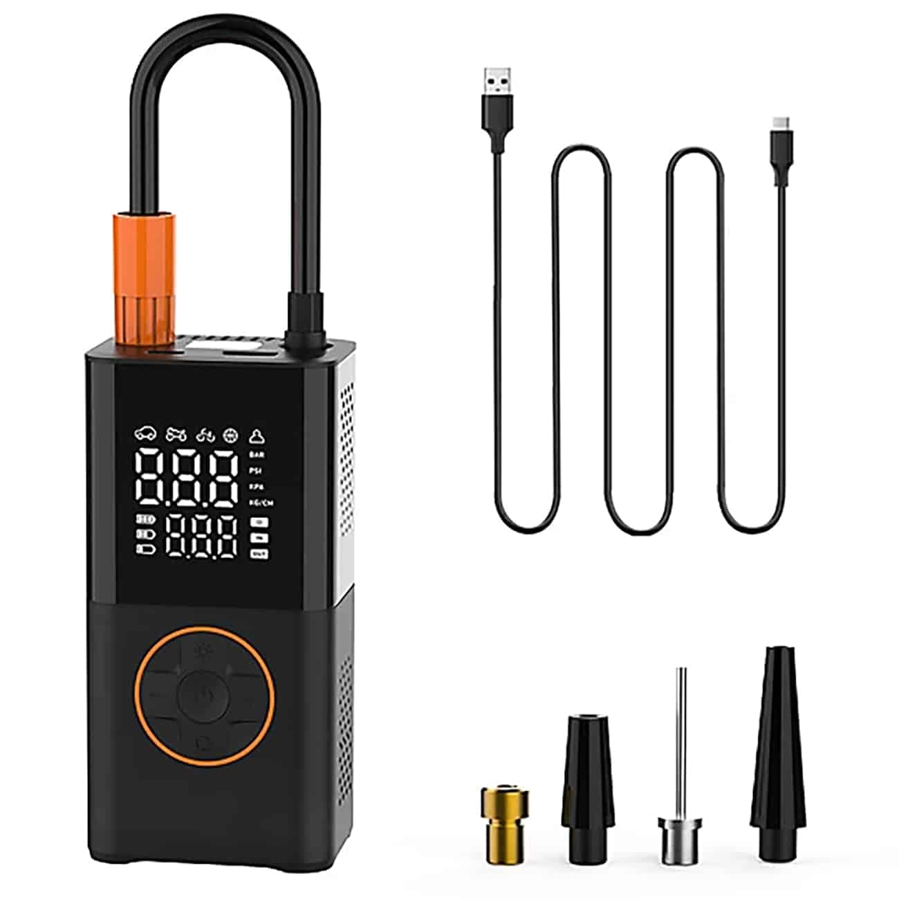 پمپ باد و چراغ قوه بیسیم شارژی گرینلاین GTI-01 — تصویر ۸