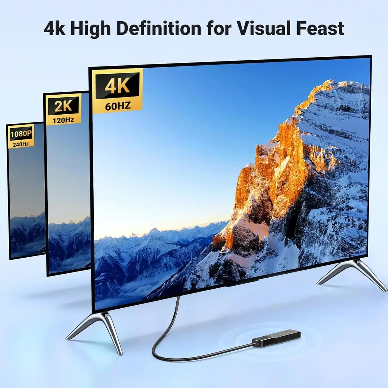 کابل افزایش طول HDMI یوگرین UGREEN مدل HD107 10141 طول 1 متر — تصویر ۲