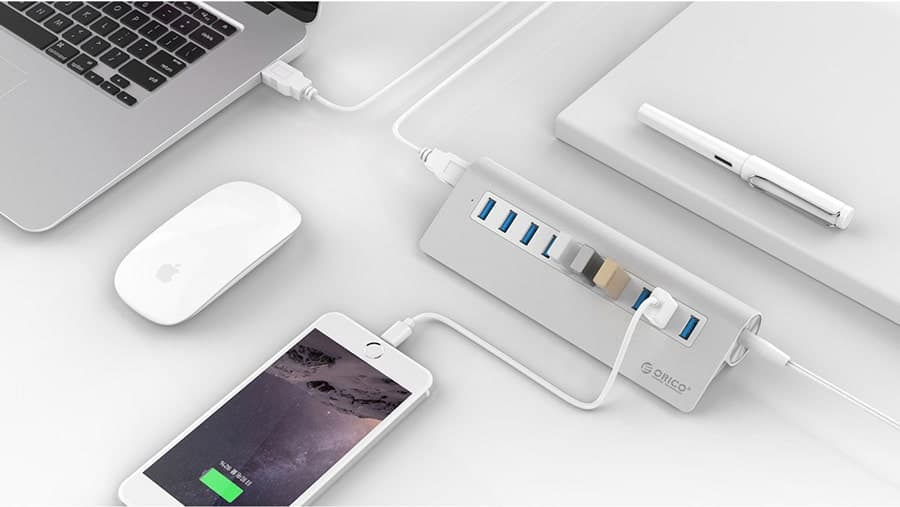 هاب یو اس بی 10 پورت اوریکو Orico M3H10 10Port USB Hub — تصویر ۷