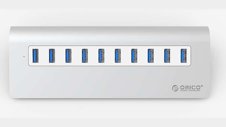هاب یو اس بی 10 پورت اوریکو Orico M3H10 10Port USB Hub — تصویر ۵