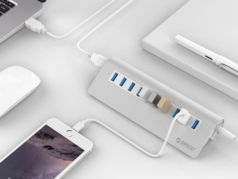 هاب یو اس بی 10 پورت اوریکو Orico M3H10 10Port USB Hub — تصویر ۳