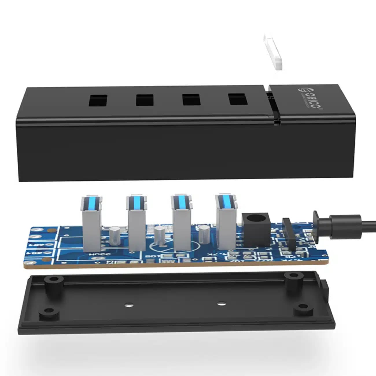 هاب USB 3.0 چهار پورت ORICO اوریکو مدل W6PH4-U3-V1 — تصویر ۶