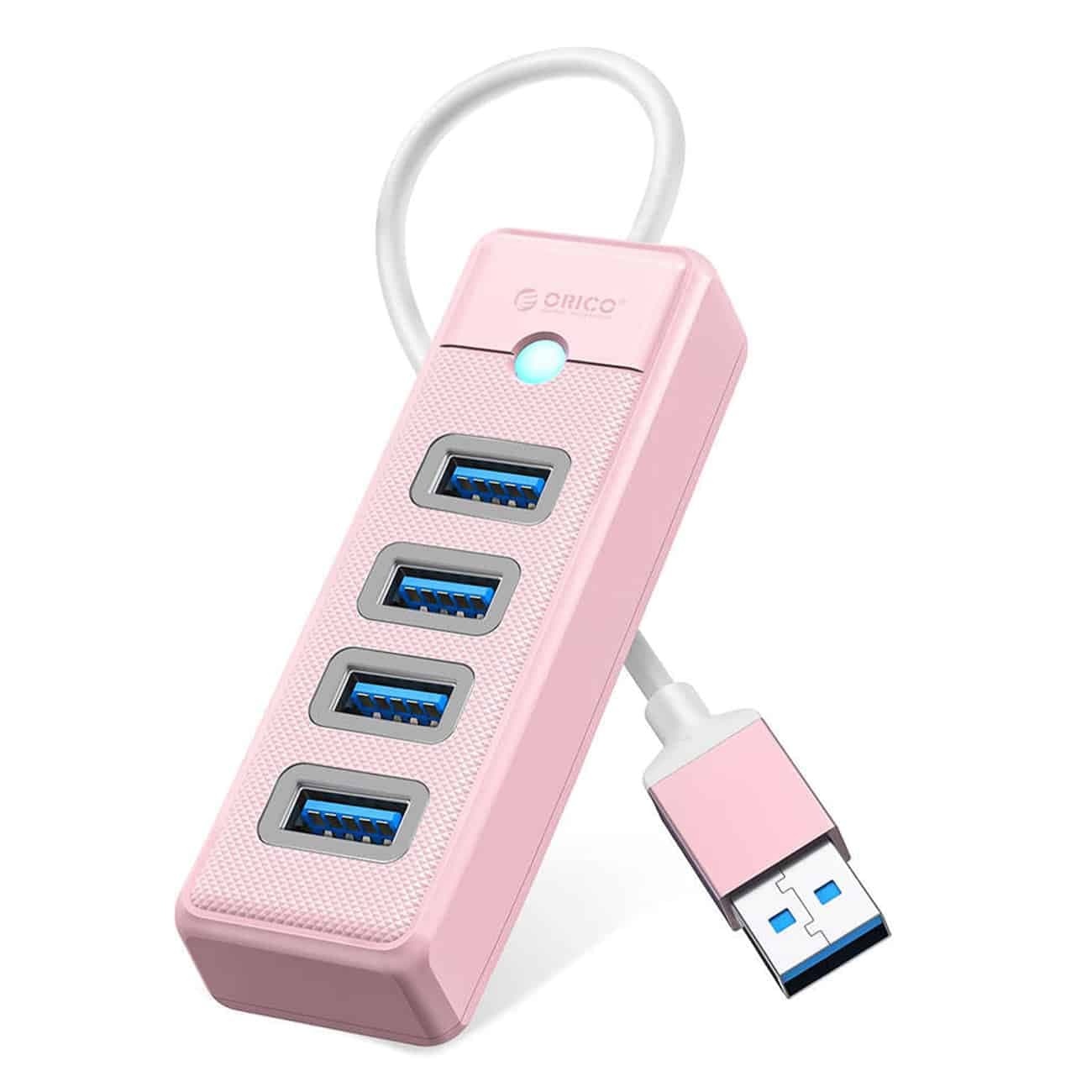 هاب USB 3.0 اوریکو ORICO مدل PW4U-U3 با 4 پورت — تصویر ۵