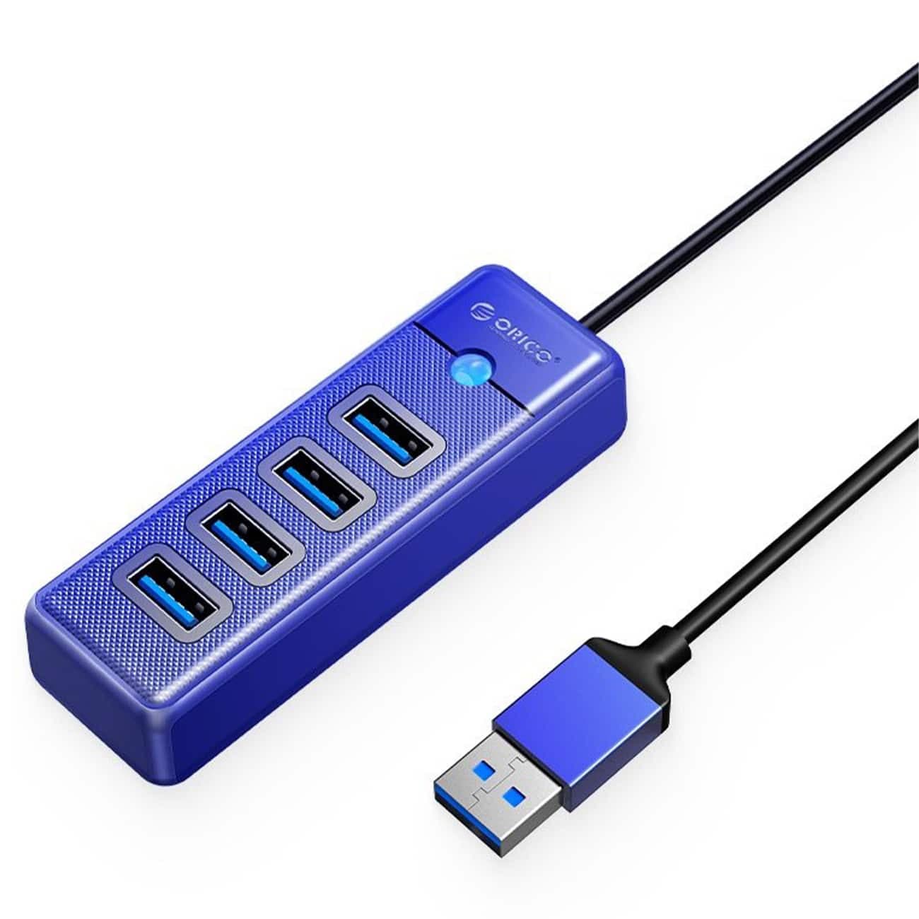 هاب USB 3.0 اوریکو ORICO مدل PW4U-U3 با 4 پورت — تصویر ۲