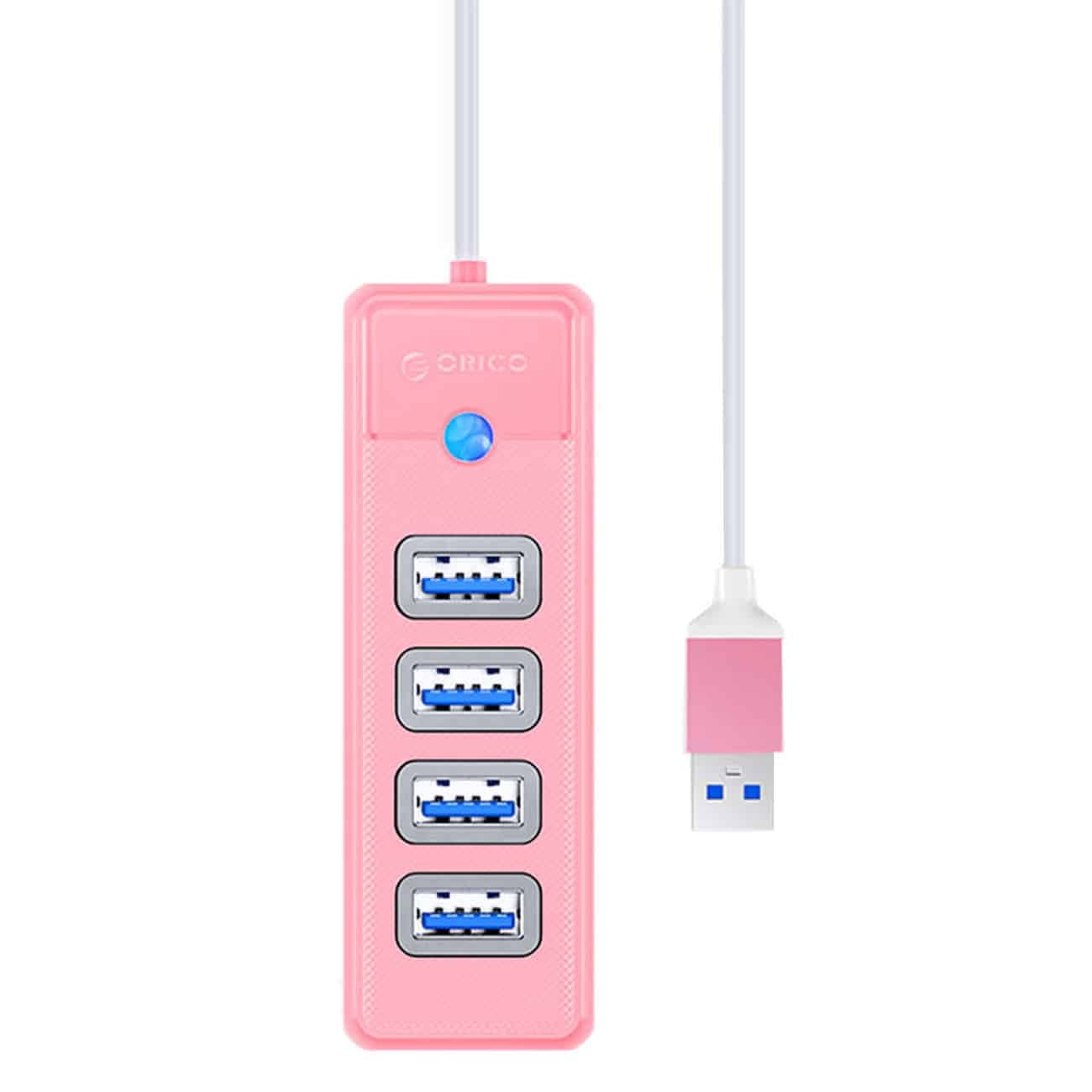 هاب USB 3.0 اوریکو ORICO مدل PW4U-U3 با 4 پورت — تصویر ۶