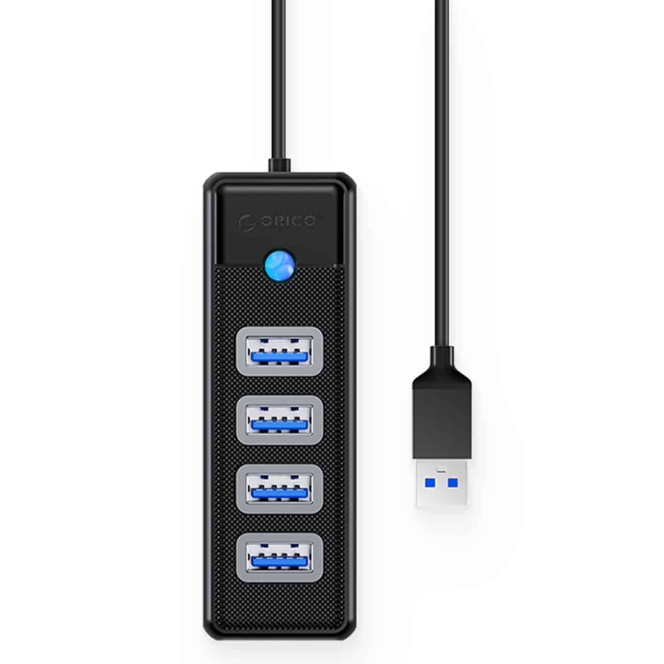 هاب USB 3.0 اوریکو ORICO مدل PW4U-U3 با 4 پورت — تصویر ۷