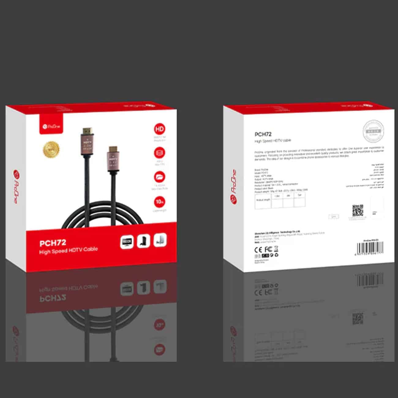 کابل HDMI به HDMI پرووان PROONE مدل PCH72 — تصویر ۵