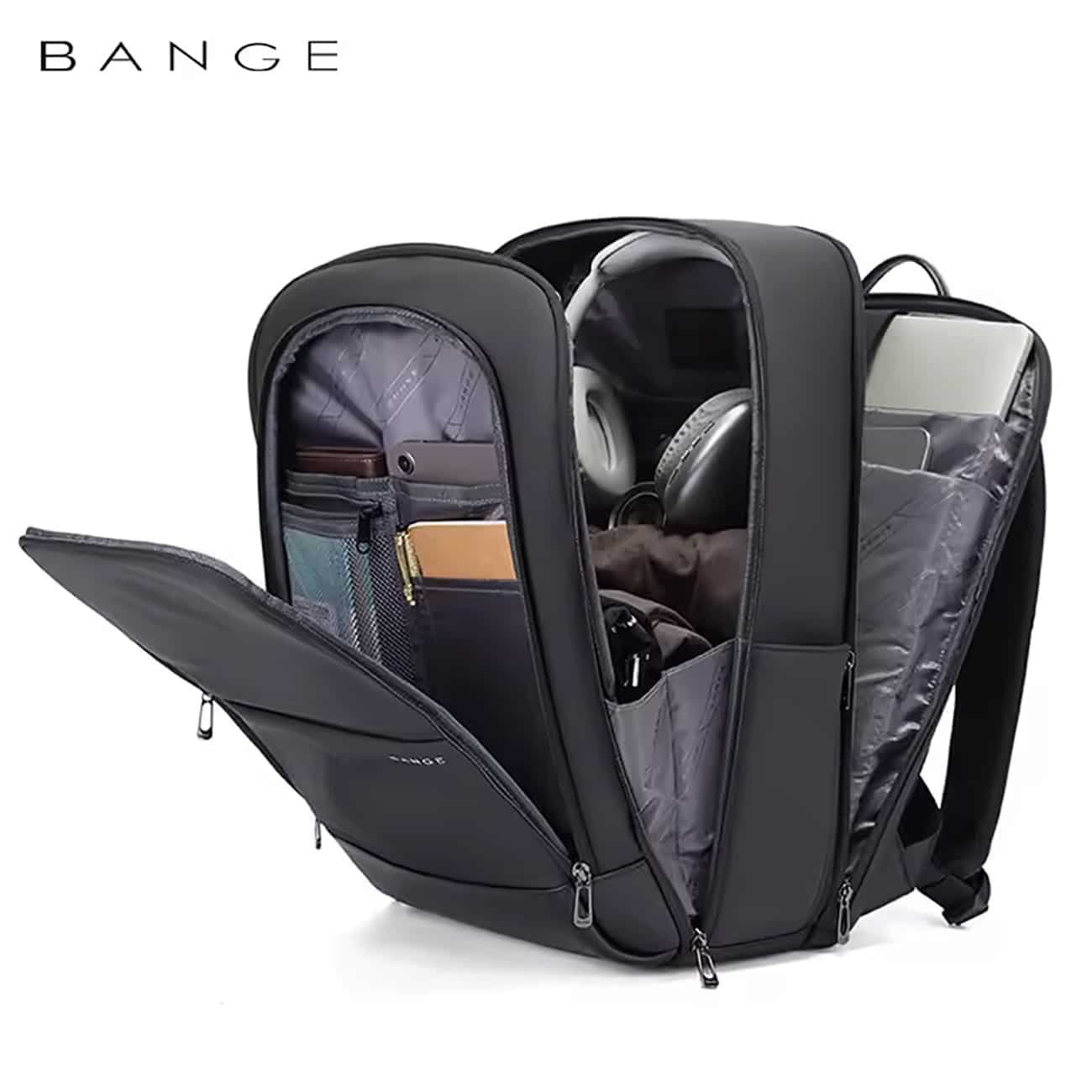کوله لپ تاپ 15.6 اینچ بنج Bange اصل مدل BG-2953 ضد آب — تصویر ۳
