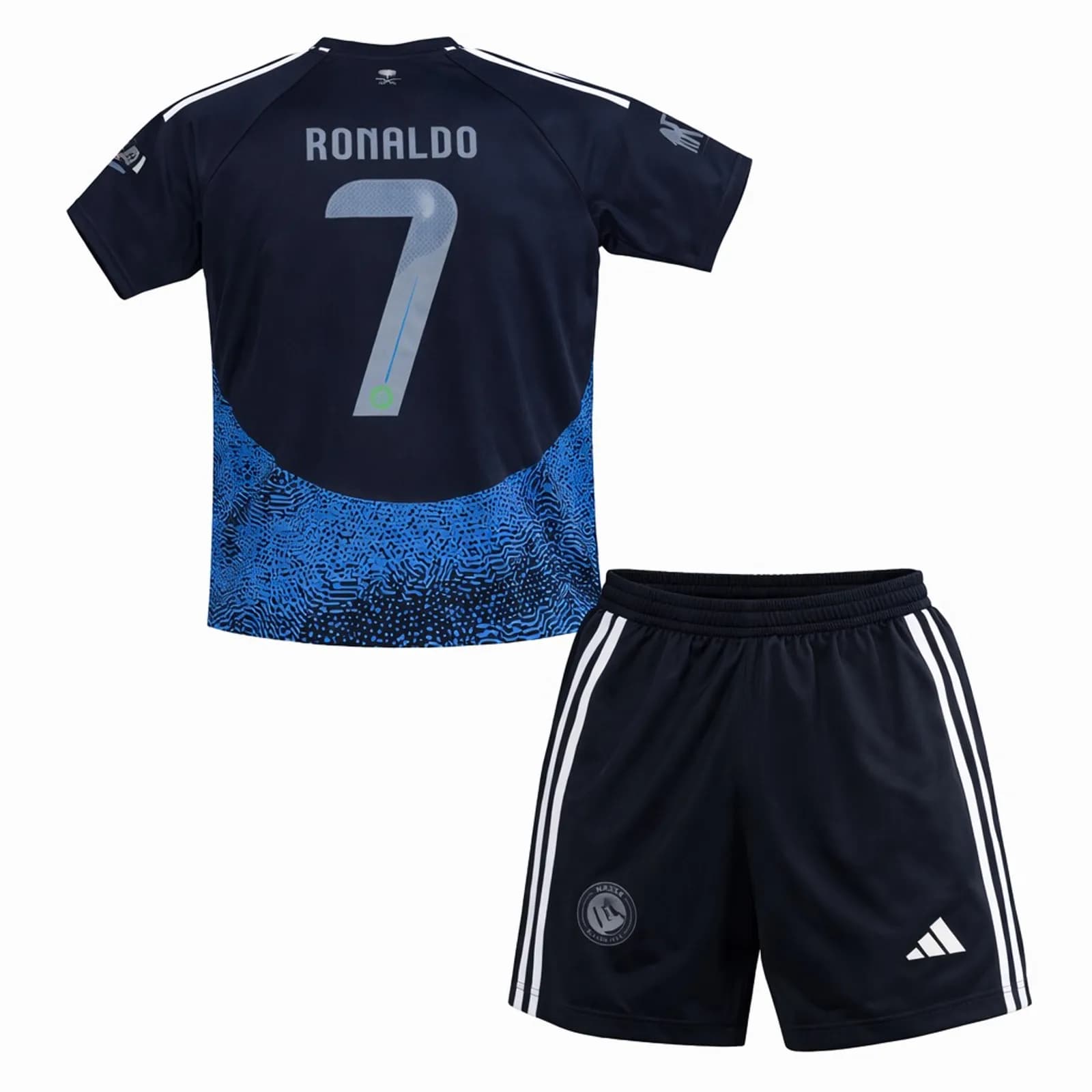 لباس باشگاهی (نوجوانان) تیم النصر شماره 7 بازیکن RONALDO شناسه 10100646 — تصویر ۲
