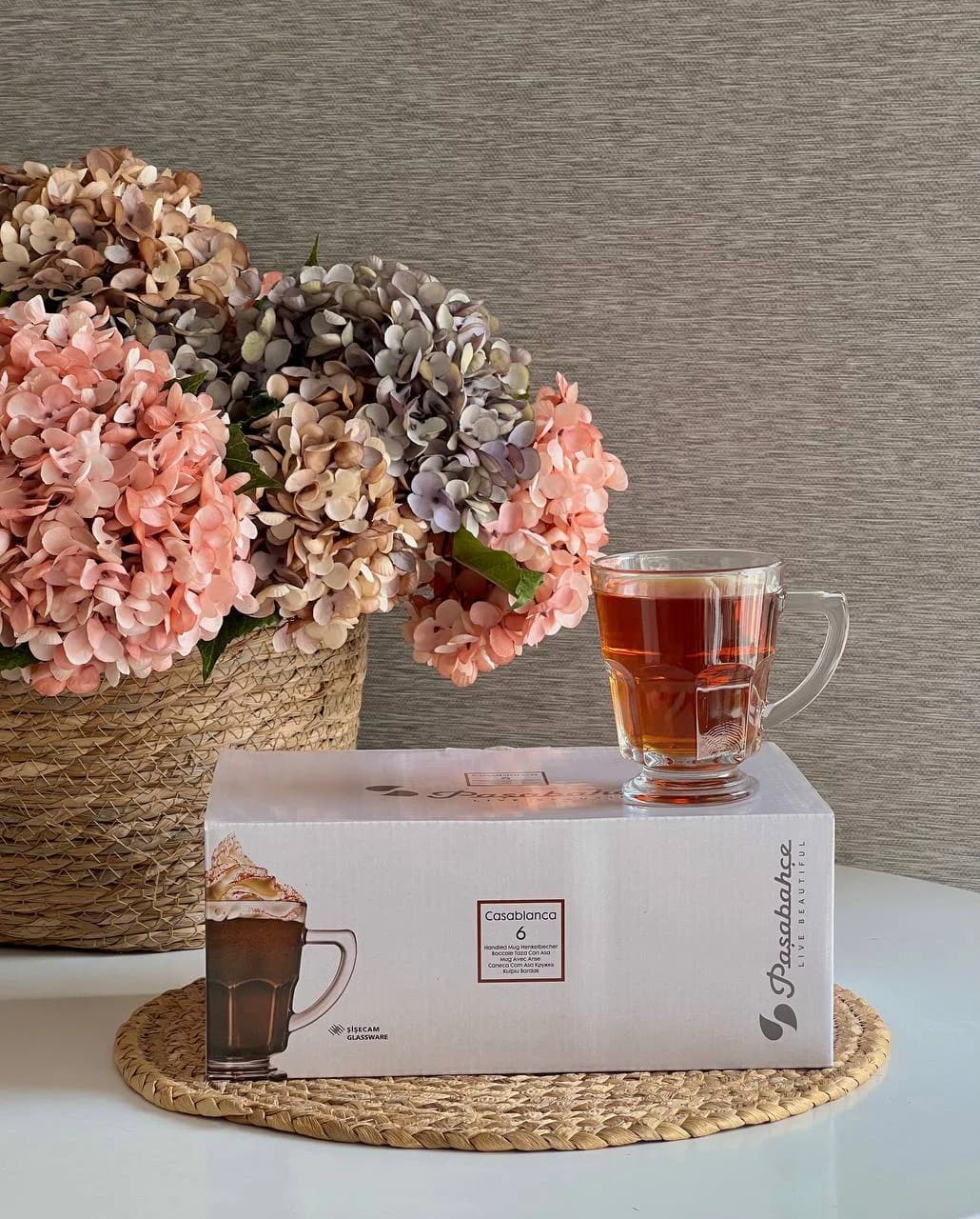 ماگ و لیوان دسته دار چای خوری پاشاباغچه- مدل کازابلانکا