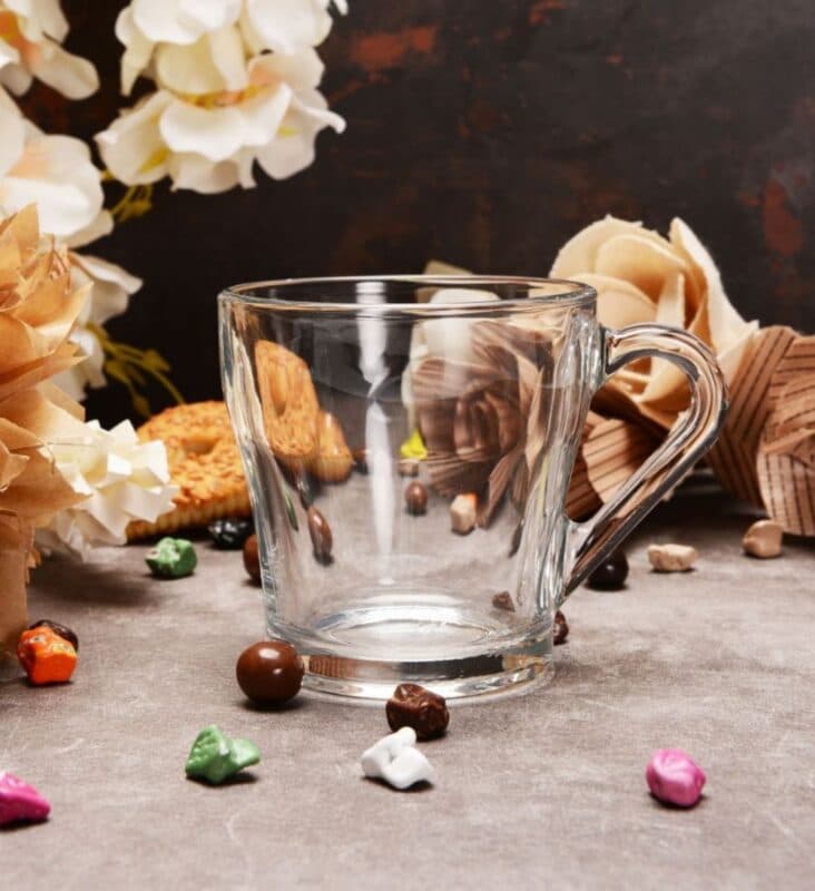لیوان دسته دار چای خوری ترک – مدل کروم — تصویر ۲