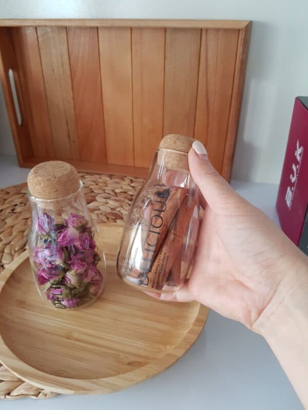 بانکه بطری درب چوب پنبه ارتفاع 12 سانت BVK — تصویر ۲