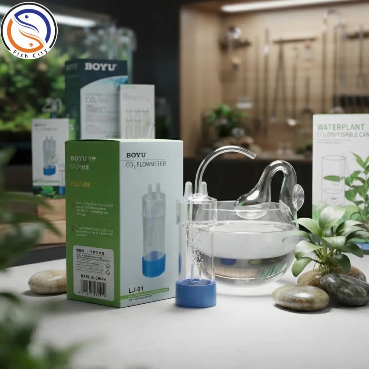 حباب شمار CO2 اکواریوم برند بویو مدل LJ-01