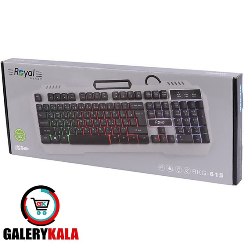 کیبورد گیمینگ باسیم رویال مدل RKG-615