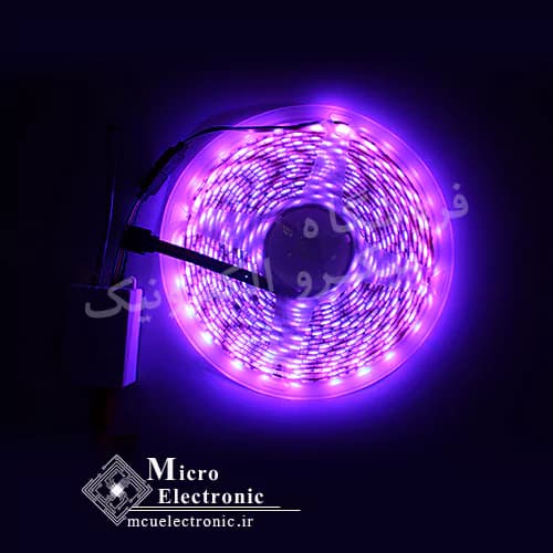 ال ای دی نواری RGB رزین دار حلقه ی 5 متری — تصویر ۳
