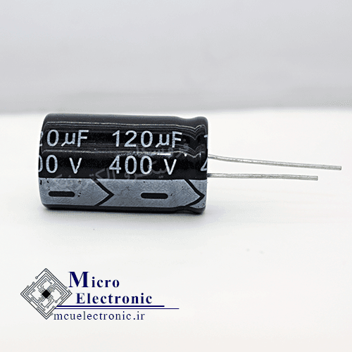 خازن الکترولیت 120uF 400vسبز lf