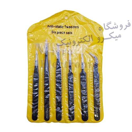 ست پنس 6 تایی آنتی استاتیک ESD-6PCS — تصویر ۴