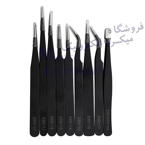 ست پنس 9 عددی آنتی استاتیک ESD-9PCS