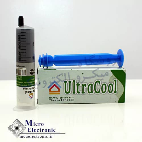 خمیر سیلیکون سرنگ 40 گرمی ضریب 2 Ultracool MAP402