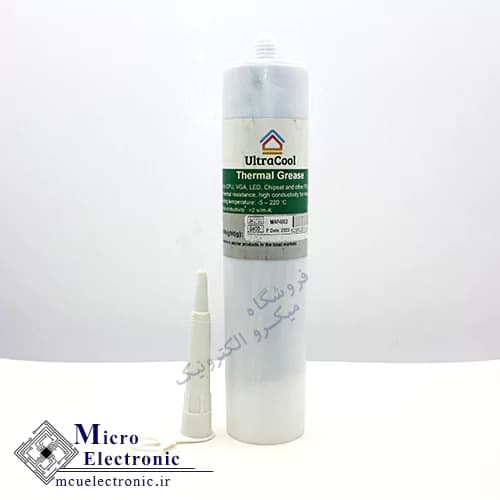 خمیر سیلیکون 400 گرمی ضریب 2 کارتریج Ultracool