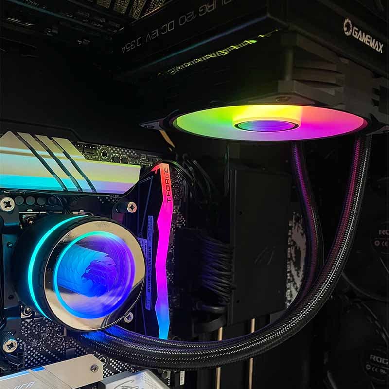 خنک کننده پردازنده GAMEMAX Ice Burg 120 Black استوک