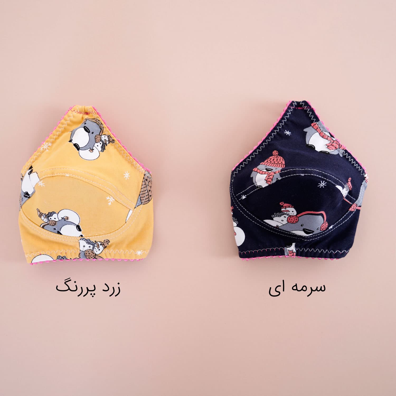 سوتین نخی طرحدار چاپی بدون فنر ـ طرح عروسکی — تصویر ۲