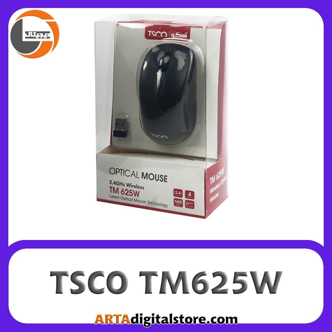 موس بی سیم تسکو Mouse Wireless TSCO TM625W Black