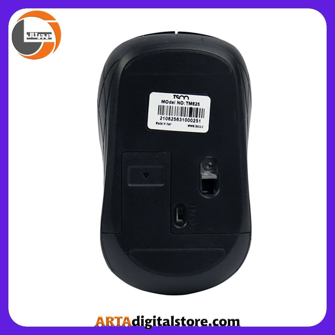 موس بی سیم تسکو Mouse Wireless TSCO TM625W Black — تصویر ۷