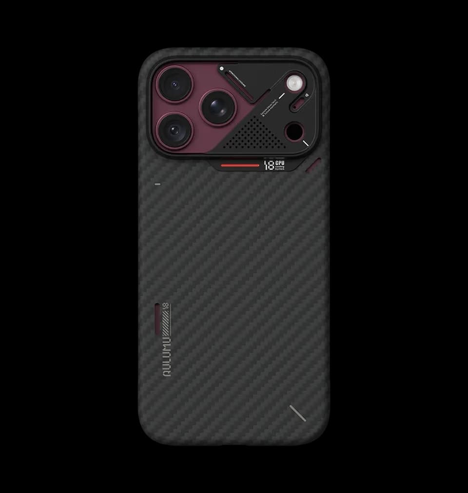 قاب آیفون ۱۸ پرو مکس آلومو AULUMU A18 UltraSlim Aramid Fiber — تصویر ۴