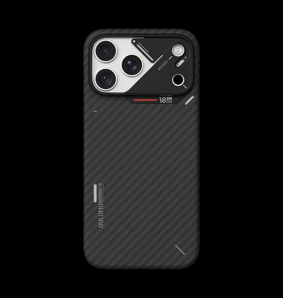 قاب آیفون ۱۸ پرو مکس آلومو AULUMU A18 UltraSlim Aramid Fiber — تصویر ۳