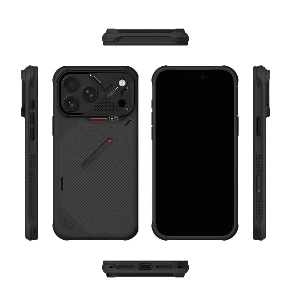 قاب آیفون 18 پرومکس آلومو AULUMU A18 Armor ShockProof Aramid Fiber — تصویر ۶