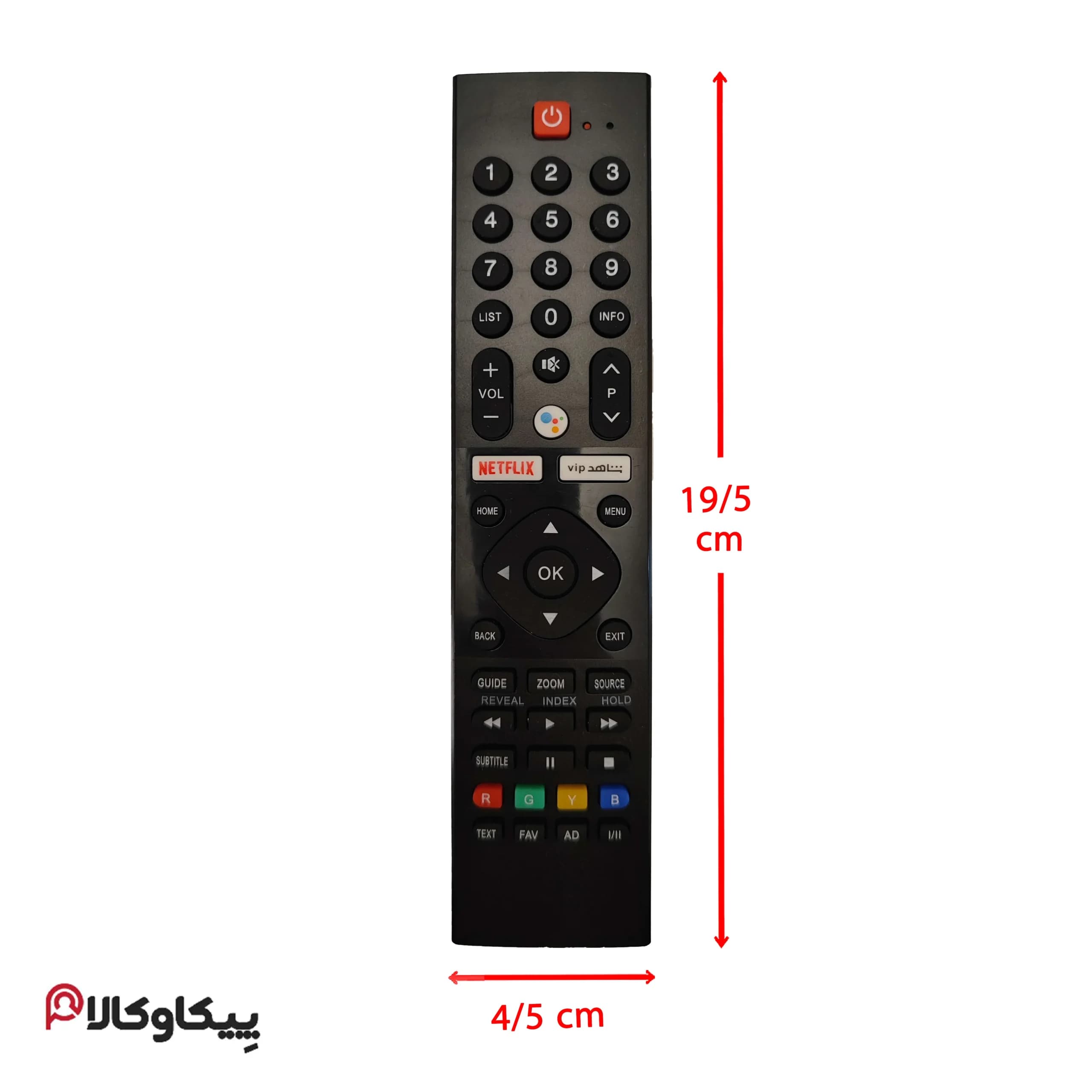 کنترل تلویزیون Panasonic پاناسونیک نت فیلیکس دار LCD — تصویر ۲