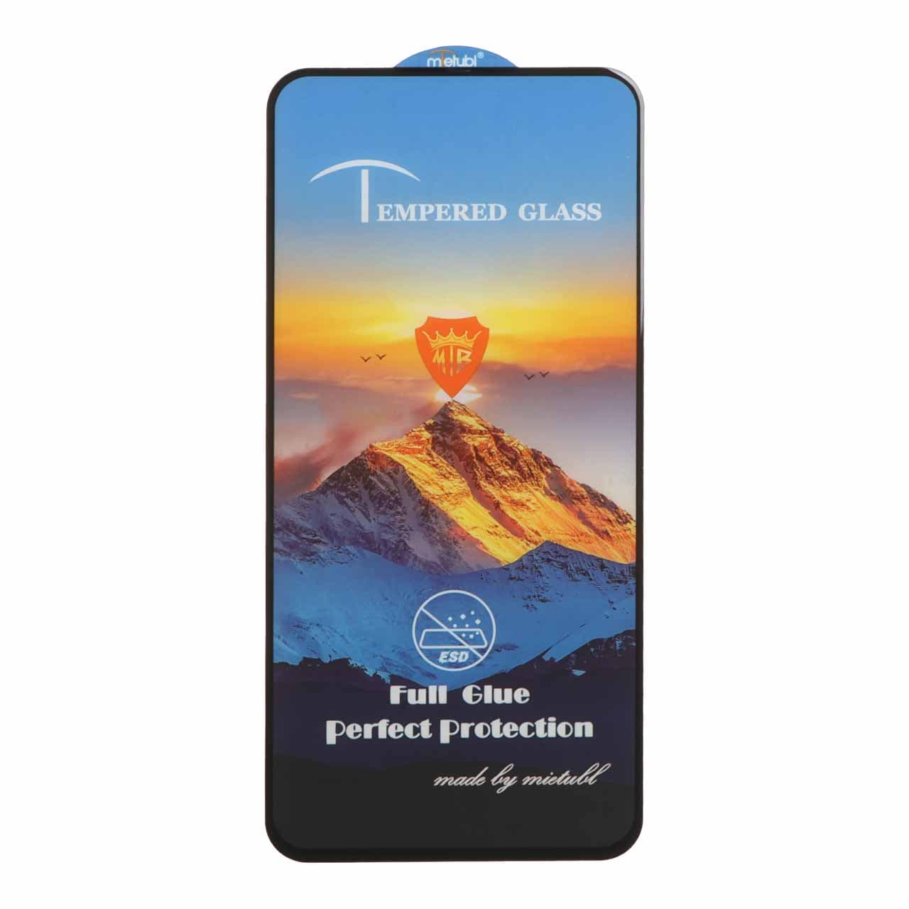 محافظ صفحه نمایش شیشه ای Full Cover ESD Mountain Mietubl مدل Samsung Galaxy S25 FE / S24 FE / A57 / A37 / A56 / A36 – مشکی (بدون پک)