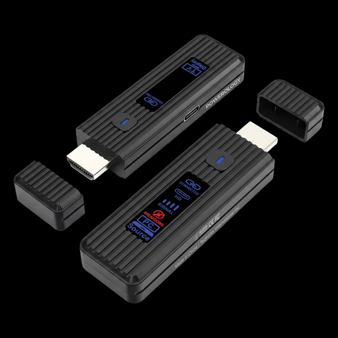 فرستنده و گیرنده HDMI بی‌سیم پاورولوژی VELINK مدل PWL50DBK با برد 50 متر