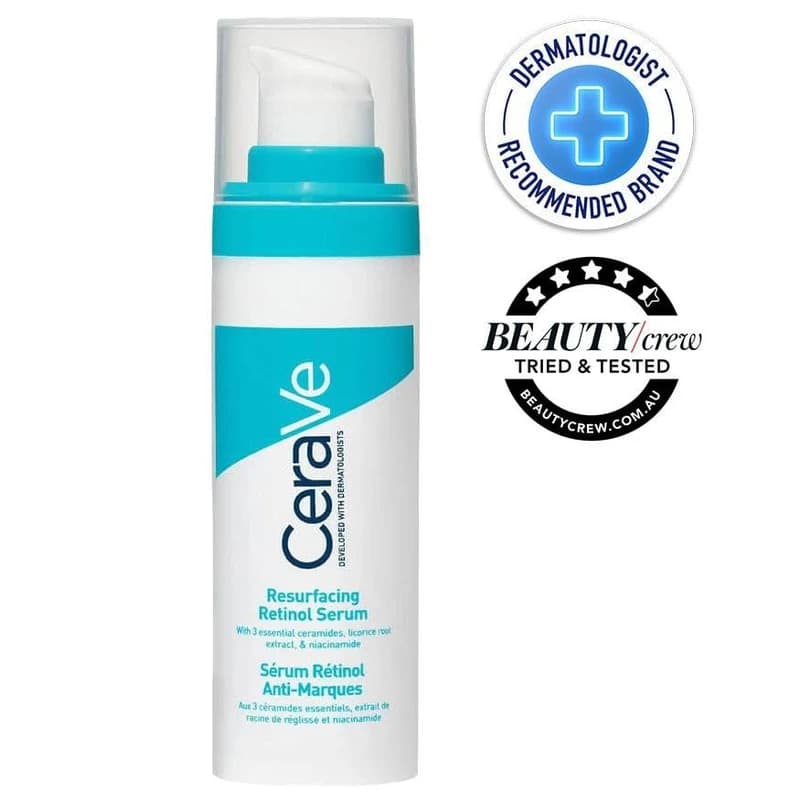 سرم رتینول بازسازی‌کننده و ضد لک سراوی (CeraVe Resurfacing Retinol Serum) – حجم ۳۰ میلی‌لیتر — تصویر ۲